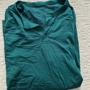 Lululemon men’s 1/4 button long sleeve
